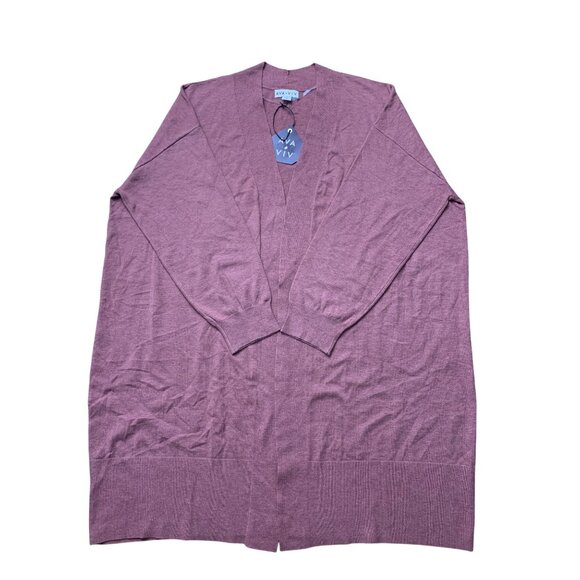 Ava & Viv Womens Plus Size Open Front Cardigan Sweater 3/4 Sleeve Size 2X 20-22 - Picture 6 of 14